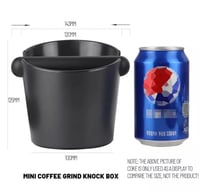 صندوق بقايا مسحوق القهوة