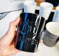 طقم اكواب شانيل بلونين 6 قطع