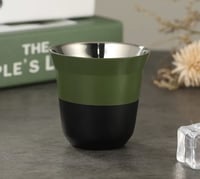 كوب استيل بلونين مع الكتابه