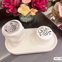 طقم مبخره متعرجه مكون من 3 قطع