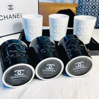 طقم اكواب شانيل بلونين 6 قطع