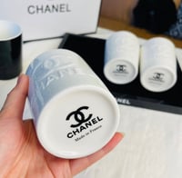 طقم اكواب شانيل بلونين 6 قطع