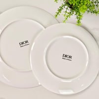 طقم صحون ديور قطعتين