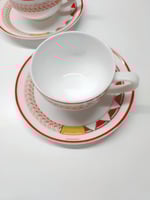 طقم اكواب هيرمز للكابتشينو او الشاي