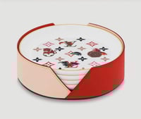 طقم اكواب وصحون لويس فيتون الجديد