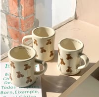 كوب سيراميك رسمة الدب