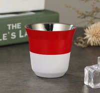 كوب استيل بلونين مع الكتابه