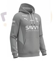 بلوفر الهلال الرمادي الجديد 2026 - هودي شتوي