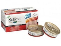 شيزير معلبات متعددة تونا مع الجمبري في الجيلي للقط...