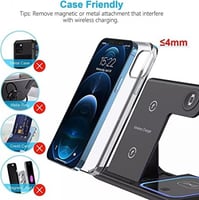 منصة شحن لاسلكي 3 في 1