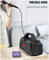 سبيكر محمول ( سبيكر مع ميكروفون مع شاشة LED )