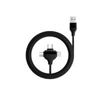 وصله شاحن ثلاثي جوي روم داتا 3 في 1 أسود