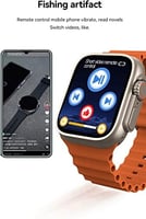 ساعة الترا الاصدار الثامن ذكية مع سوار هدية