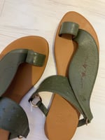 Leathers Feminine - Green Ostrich