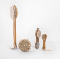برسكين مجموعة فرشاة الجسم للاستحمام 4 قطع