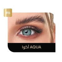 ايكو عدسات لاصقة يومية ملونة رقم 6 اكوا