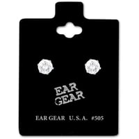 اير جير امريكي زركون 5مم - ستيل- FE505