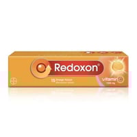ريدوكسون فيتامين سي أقراص فوارة بنكهة البرتقال 15...