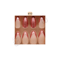جازلي اظافر 24 قطعة #10 الموند شيب