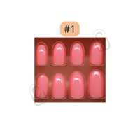 جازلي اظافر 24 قطعة #1 اوفال شيب