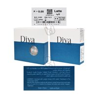 ديفا عدسات شهرية- لاتيه