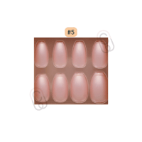 جازلي اظافر 24 قطعة #5 كوفين شيب