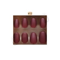 جازلي اظافر 24 قطعة #12راوند اوفال شيب