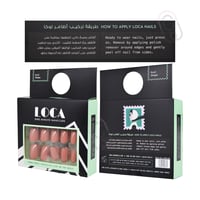 لوكا اظافر اوفال شيب 24 قطعة #28