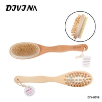 ديفينا لوفه مع يد خشب تدليك و تنظيف وجهين DIV-318