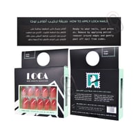 لوكا اظافر كوفين شيب 24 قطعة #18