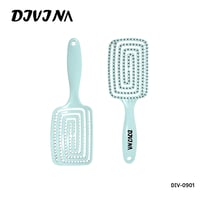 ديفينا فرشاة شعر لفك التشابك مفرغة كبيرة أخضر DIV-...