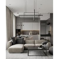 كنبة زاوية كتان وسويدي - بيج