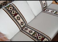 لون القماش والنقشة