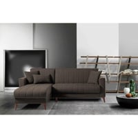 كنب زاوية رمادي غامق