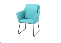 كرسي بمسند ذراعين قماش