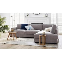 كنبة زاوية 300×170×95×90 - رمادي