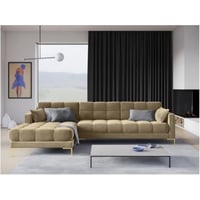 كنبة زاوية 85×180×85×250 سم - بيج