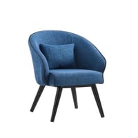 كرسي بمسند ذراعين قماش