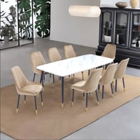 طاولة طعام 9 قطع