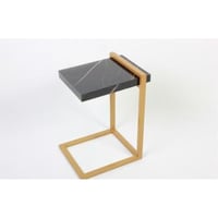 طاولة جانبية بديل رخام اسود