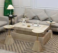 طقم طاولات الضيافة البديلة من الرخام