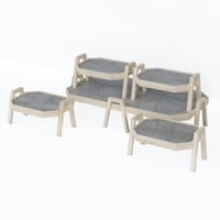 طقم طاولات خمس قطع