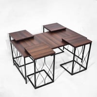 طقم طاولات خدمة مستطيلة