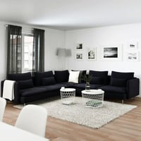 كنب زاوية لون اسود