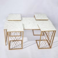 طقم طاولات خدمة مستطيلة