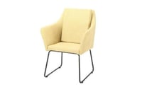 كرسي بمسند ذراعين قماش