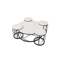 طقم طاولات خدمة متوسطة الإرتفاع