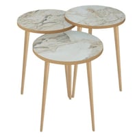 طقم طاولات ثلاث قطع