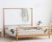 سرير بتصميم لمسة عصرية