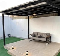 كرسي ثلاثي حديد لطقم جلسات خارجية